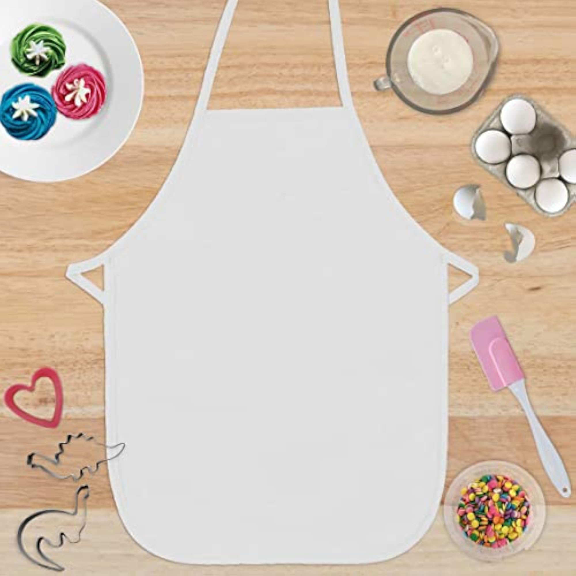 Cotton Blend Unisex Kids Multi-use Apron